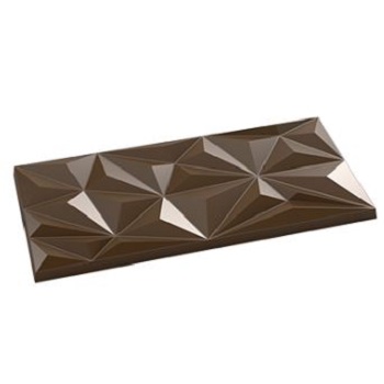 Implast 82g Geometric Bar Polycarbonate Chocolate Mould